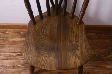 ヴィンテージ家具　ビンテージ　上品な佇まいのスティックバックチェア(椅子、ダイニングチェア)