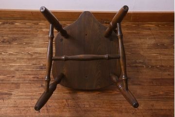 ヴィンテージ家具　ビンテージ　上品な佇まいのスティックバックチェア(椅子、ダイニングチェア)