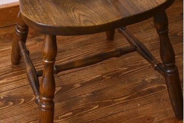ヴィンテージ家具　ビンテージ　上品な佇まいのスティックバックチェア(椅子、ダイニングチェア)