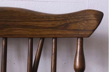 ヴィンテージ家具　ビンテージ　上品な佇まいのスティックバックチェア(椅子、ダイニングチェア)(1)