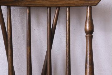 ヴィンテージ家具　ビンテージ　上品な佇まいのスティックバックチェア(椅子、ダイニングチェア)(1)