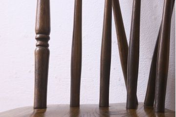 ヴィンテージ家具　ビンテージ　上品な佇まいのスティックバックチェア(椅子、ダイニングチェア)(1)