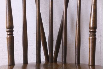 ヴィンテージ家具　ビンテージ　上品な佇まいのスティックバックチェア(椅子、ダイニングチェア)(1)