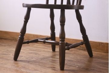 ヴィンテージ家具　ビンテージ　上品な佇まいのスティックバックチェア(椅子、ダイニングチェア)(1)