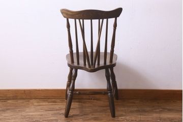 ヴィンテージ家具　ビンテージ　上品な佇まいのスティックバックチェア(椅子、ダイニングチェア)(1)