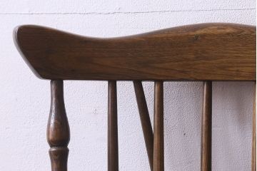 ヴィンテージ家具　ビンテージ　上品な佇まいのスティックバックチェア(椅子、ダイニングチェア)(2)