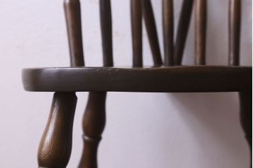 ヴィンテージ家具　ビンテージ　上品な佇まいのスティックバックチェア(椅子、ダイニングチェア)(2)