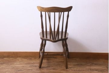 ヴィンテージ家具　ビンテージ　上品な佇まいのスティックバックチェア(椅子、ダイニングチェア)(2)