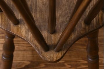 ヴィンテージ家具　ビンテージ　上品な佇まいのスティックバックチェア(椅子、ダイニングチェア)(2)