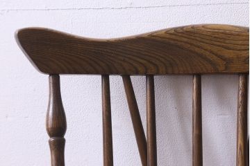 ヴィンテージ家具　ビンテージ　上品な佇まいのスティックバックチェア(椅子、ダイニングチェア)(3)
