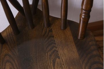 ヴィンテージ家具　ビンテージ　上品な佇まいのスティックバックチェア(椅子、ダイニングチェア)(3)