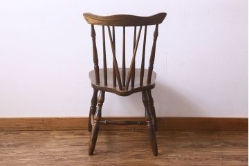 ヴィンテージ家具　ビンテージ　上品な佇まいのスティックバックチェア(椅子、ダイニングチェア)(3)