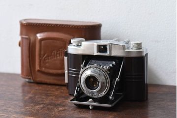 アンティーク雑貨　ビンテージ　小西六　konilette(コニレット)の蛇腹カメラ(ディスプレイ雑貨)