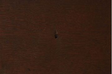 アンティーク雑貨　和製アンティーク　ナラ材　古い木味が魅力的なキャスター付きごみ箱(木箱)(2)