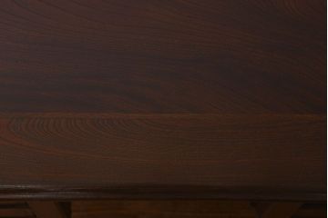 アンティーク家具　和製アンティーク　総ケヤキ材　大正ロマン香る両面両袖机(ワークデスク、在宅ワーク、在宅用)