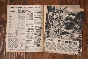 アンティーク雑貨　イギリスビンテージ　LOOK AND LEARN　週刊誌(コミック、雑誌)2冊セット(1)
