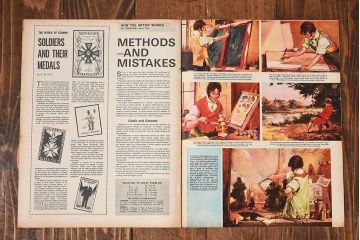 アンティーク雑貨　イギリスビンテージ　LOOK AND LEARN　週刊誌(コミック、雑誌)2冊セット(3)