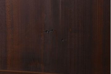 和製アンティーク　モダンな雰囲気漂うガラス入り格子帯戸(ガラス帯戸、板戸、格子戸)3枚組