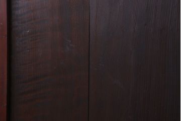 和製アンティーク　深みのある色合いが存在感を放つ板戸(引き戸)3枚組