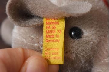 アンティーク雑貨　ビンテージ　シュタイフ社　ゾウのぬいぐるみ(人形)