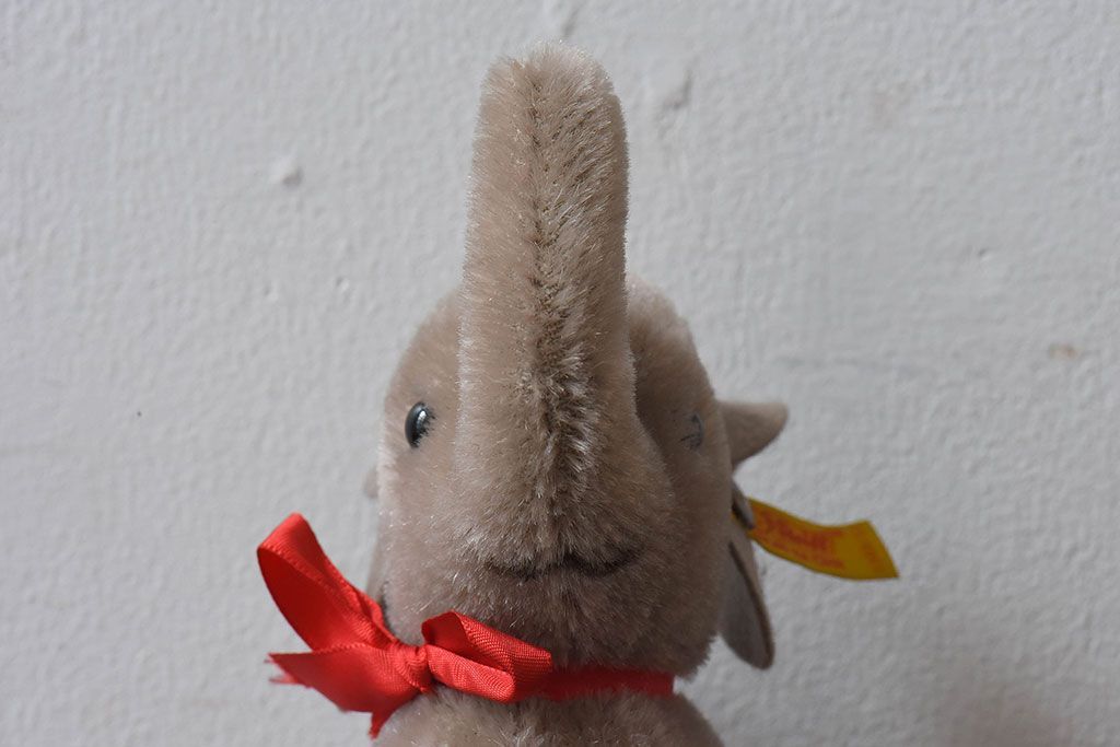 シュタイフ】レアなアンティークの象のぬいぐるみ シュタイフ】レアな