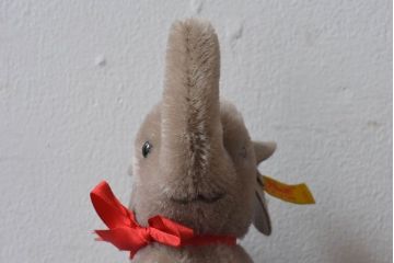 アンティーク雑貨　ビンテージ　シュタイフ社　ゾウのぬいぐるみ(人形)