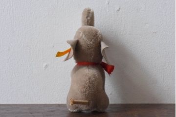 アンティーク雑貨　ビンテージ　シュタイフ社　ゾウのぬいぐるみ(人形)