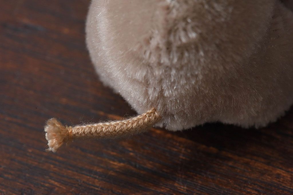 アンティーク雑貨　ビンテージ　シュタイフ社　ゾウのぬいぐるみ(人形)