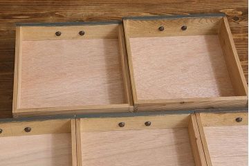 ペイント家具　アンティークペイントの小引き出し(小物収納、小物入れ)