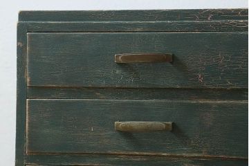 ペイント家具　アンティークペイントの小引き出し(小物収納、小物入れ)