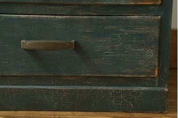 ペイント家具　アンティークペイントの小引き出し(小物収納、小物入れ)