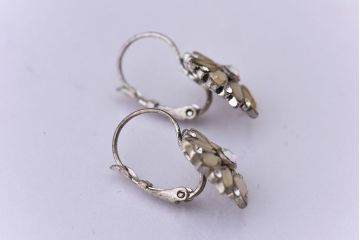 アンティーク雑貨　A&C(arts&crafts) ノルウェー　シルバーフラワーのピアス