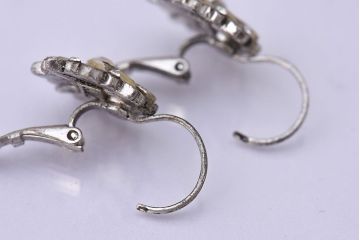 アンティーク雑貨　A&C(arts&crafts) ノルウェー　シルバーフラワーのピアス