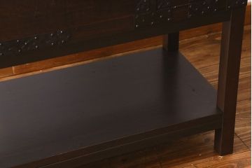 アンティーク家具　和製アンティーク　モダンな雰囲気漂う脚付きチェスト(引き出し、衣装箪笥)