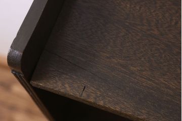 レトロ家具　昭和レトロ　ラワン材　深みのある色合いが魅力的な本棚(ディスプレイラック、飾り棚)