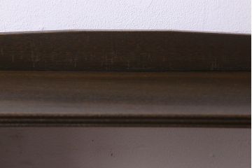 レトロ家具　昭和レトロ　ラワン材　深みのある色合いが魅力的な本棚(ディスプレイラック、飾り棚)