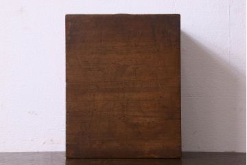 アンティーク雑貨　和製アンティーク　古い木の質感が味わい深い小引き出し(小物収納、小物入れ)