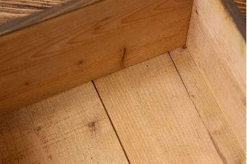 アンティーク雑貨　和製アンティーク　シンプルなデザインが魅力的な収納箱(小物収納、木箱)