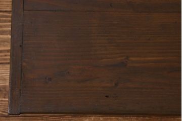 アンティーク雑貨　和製アンティーク　シンプルなデザインが魅力的な収納箱(小物収納、木箱)