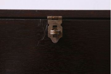 アンティーク雑貨　昭和レトロ　シックな雰囲気漂う　歯医者さんの古い往診箱(小引き出し、裁縫箱、小物収納)