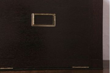 アンティーク雑貨　昭和レトロ　シックな雰囲気漂う　歯医者さんの古い往診箱(小引き出し、裁縫箱、小物収納)