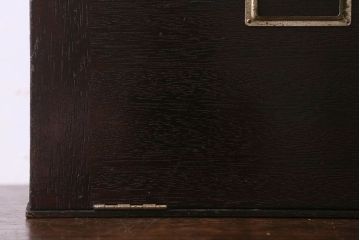 アンティーク雑貨　昭和レトロ　シックな雰囲気漂う　歯医者さんの古い往診箱(小引き出し、裁縫箱、小物収納)