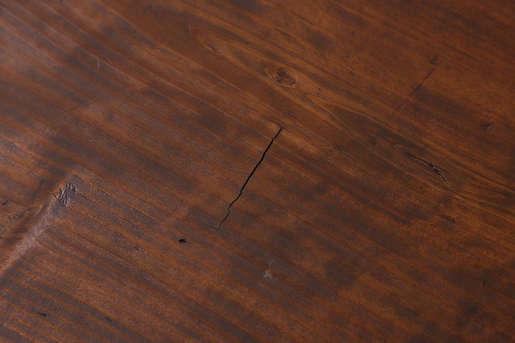 アンティーク雑貨　和製アンティーク　慳貪扉付き　シックな雰囲気漂う小引き出し(小物収納、小物入れ)