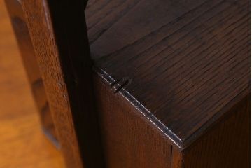 アンティーク雑貨　和製アンティーク　栗材　懐かしい雰囲気漂う古い針箱(小引き出し)