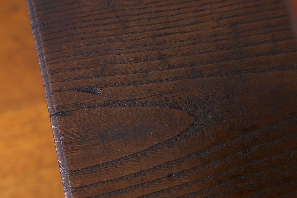 アンティーク雑貨　和製アンティーク　栗材　懐かしい雰囲気漂う古い針箱(小引き出し)