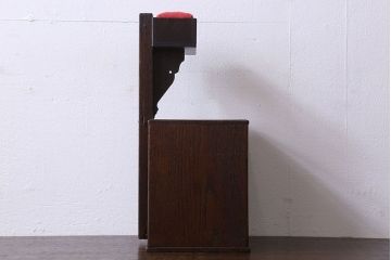 アンティーク雑貨　和製アンティーク　栗材　懐かしい雰囲気漂う古い針箱(小引き出し)