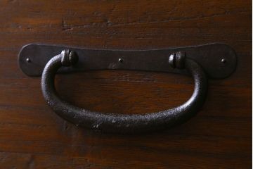 アンティーク家具　和製アンティーク　棚と脚付き!和モダンなチェスト(引き出し、衣装箪笥)