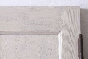 ペイント建具　モールガラス入り　ナチュラルな雰囲気が魅力的な木製ドア(扉)