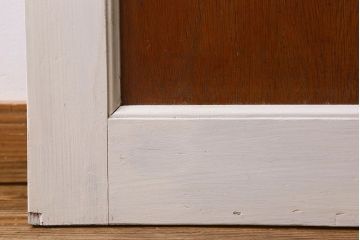 ペイント建具　モールガラス入り　ナチュラルな雰囲気が魅力的な木製ドア(扉)