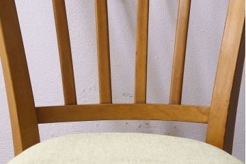 ヴィンテージ家具　イギリスビンテージ　温かみのある雰囲気漂うブナ材のチェア(椅子、ダイニングチェア、イス、英国)(1)(R-026415)